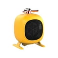 thumbnail image 1 of Mini Helicopter Design Desktop Small Sun Heater Energy Saving Personal Warm Fan for Home Office, Space Heater, 500W, 1 of 9