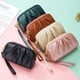 thumbnail image 3 of Cartera de piel auténtica para mujer, con cuello de mano de madre, punta cerrada, capa de piel de vaca, cremallera de doble capa, cartera de alta calidad, bolso para teléfono, 3 of 6