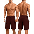 thumbnail image 4 of NEIKU Men's Hiking Cargo Shorts 9" Lightweight Outdoor Work Shorts Travel Golf Camping Casual with 6 Pockets, 4 of 9