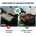 thumbnail image 4 of Golf Cart Seat Covers for 2 Seater,Country Forest Microfiber Cart Seat Towel Blanket,Farmhouse Nature Trees Cabin Starry Sky Absorbent Breathable NonSlip Bench Seats Protector for Golf Course 51"x31", 4 of 9