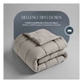 thumbnail image 4 of Edredón King Size XL Acolchado Reversible Esquimal Relleno Down, Compatible Con Funda Duvet Taupe, 4 of 7