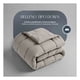 thumbnail image 4 of Edredón Queen Size Acolchado Reversible Esquimal Relleno Down, Compatible Con Funda Duvet Taupe, 4 of 7