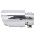 thumbnail image 1 of Punta de Escape Bling Bling Reemplazo Universal Acero Inoxidable 63-89-165 mm Plata Brillante, 1 of 10