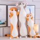 thumbnail image 2 of Soft/Cute /Plush /Long cat/pillow/Cotton doll toy Office lunch Sleeping Pillow Christmas gifts birthday gifts girls giftsGray 90cmChina Deng Xun unisex, 2 of 2