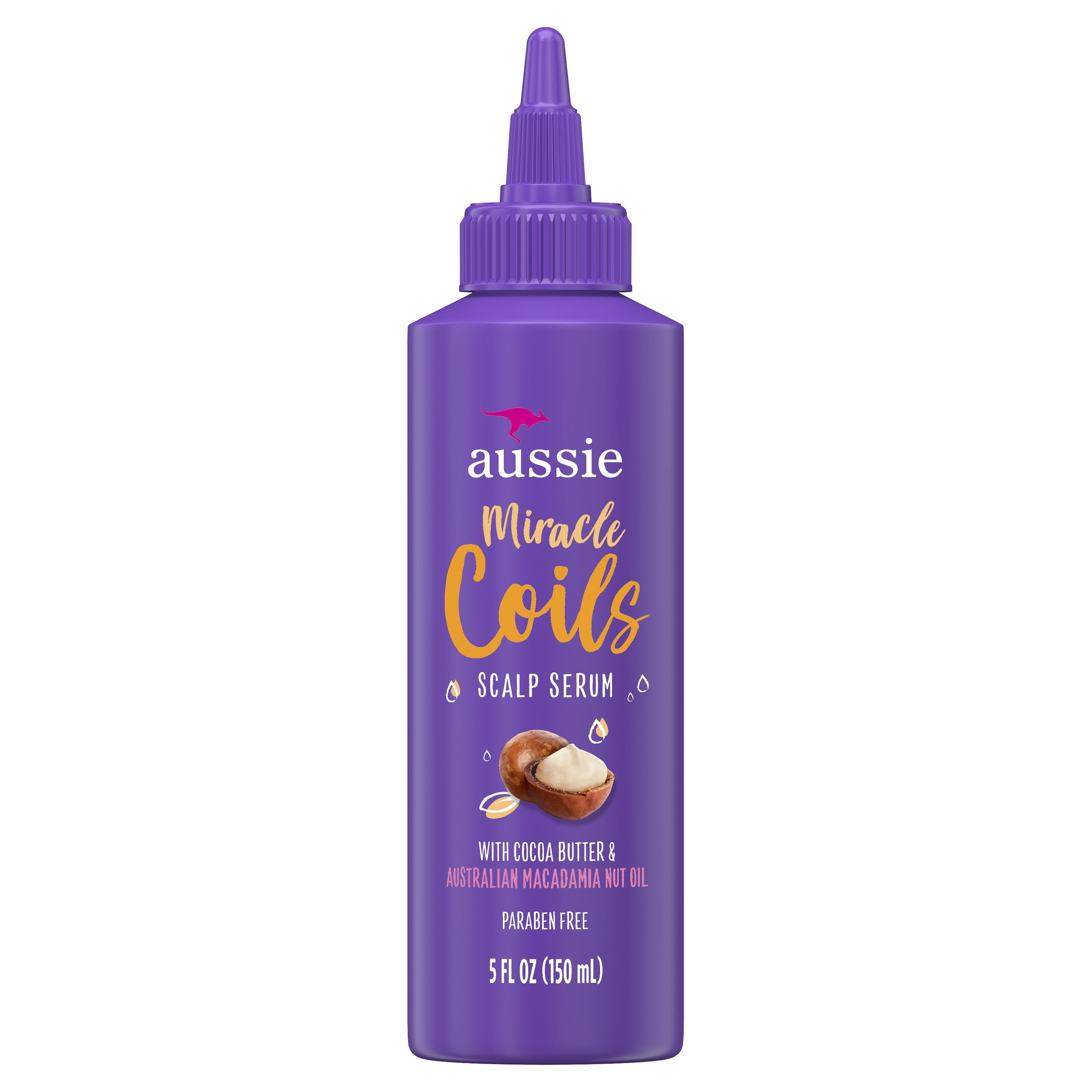 Aussie Miracle Coils Scalp Serum, Dry Scalp Treatment, 5 fl oz