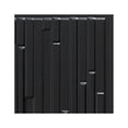 thumbnail image 3 of FASÄDE Skyline Decorative Vinyl Backsplash Panel in Matte Black (6X6 Inch Sample), 3 of 6