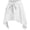 white, variant on 1Pc White Irregular Wrap Ballet Skirt Women Gym Butt Cover Up Skirt for Yoga