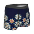 thumbnail image 3 of Disketp Blue Mandala Men'S Boxer Briefs,Soft And Breathable Cotton Underwear With Comfortflex Waistband, 3 of 9