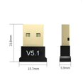 thumbnail image 2 of HLONK V5.1 Adaptateur Sans Fil USB Bluetooth 5.1 aux Émetteur Récepteur de Musique pour PC Portable, 2 of 7