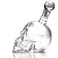 thumbnail image 1 of 1000ml Decanter Crystal Skull Head Glass Vodka Whisky, 1 of 4