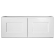 Design House Brookings Assembled Shaker Style Wall Kitchen Cabinet (30 x 12 x 12), Sherwin Williams® White