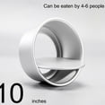 thumbnail image 2 of SIYTUAU Round Cake Pan Aluminum Alloy 4 6 8 10 Inch Detachable Bottom Baking Tool For Home Commercial Use Style D Round Cake Pan D, 2 of 9