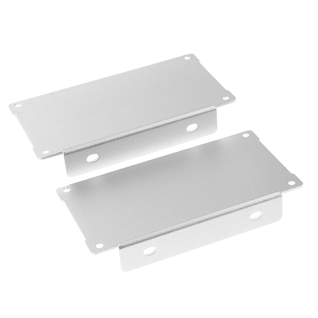 Extruded Aluminum Flat Enclosure for Project AMP 105x55x150mm White 