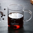 thumbnail image 4 of 1pc, Heat Resistant Glass Coffee Mug with Measurement Marks - 15.22oz Capacity - Perfect for Summer Drinks and Teacher Appreciation Gifts, 4 of 4