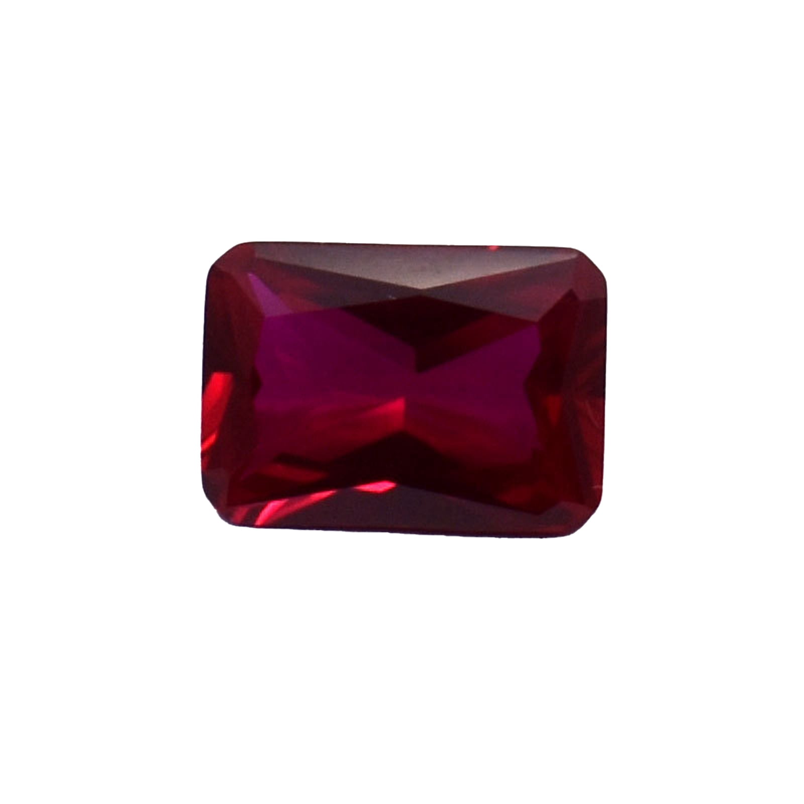 Natural Emerald Red Ruby 26.2ct 13x18mm Faceted Cut AAAAA VVS Loose Gemstone 