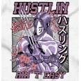 thumbnail image 2 of Street Fighter Hustling Aint Easy Sweatshirt for Men or Women Brisco Brands X, 2 of 6