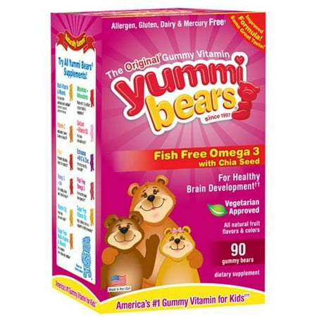 Yummi Bears Vegetarian Omega-3 Gummies, 90 Ct