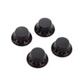 thumbnail image 1 of 4PCS Electric Guitar Bass Acrylic Knob Hat Tone and Control Knobs for LP Style Guitars Replacement Black with Golden Font, 1 of 6