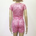 thumbnail image 4 of ANINEO Sequins Shorts High Waist Sparkly Straight Leg Shorts Glitter Hot Pants Clubwear Night Out Party Shorts, 4 of 4