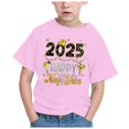 thumbnail image 4 of Godom Girls' Short Sleeve Shirts Round Neck Cotton T-Shirt Cute Print Summer Blouse for Girls Tee Tops, 4 of 6
