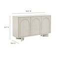thumbnail image 2 of Modway Flux Arched 3-Door Sideboard in White Wash, 2 of 10