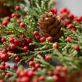 thumbnail image 2 of Artificial Cedar And Berry Stem Multicolor 19"H, 2 of 2