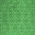 thumbnail image 1 of Ahgly Company Indoor Square Oriental Emerald Green Industrial Area Rugs, 4' Square, 1 of 4