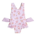 thumbnail image 1 of Girls Swimsuits 1 Piece Bathing Suits Quick Dry Cute Print Bathing Suit 1-2 Years, 1 of 6