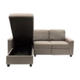 thumbnail image 1 of Serta Palisades 2 Reclining Sectional with Left Storage Chaise, Oatmeal, 1 of 7