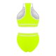 thumbnail image 4 of Traje de Baño de 2 Piezas para las Mujeres Hawaiana Estampado Tropical Cami Bra con Volantes, Juegos de Baño de Ropa de Playa para la Piscina Y el Mar, 4 of 7