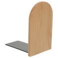 thumbnail image 6 of Monyance Desktop Bookends Wooden Bookends for Shelves - Heavy Duty Decorative Stoppers for Home and Office(5.12X4.33X3.15Inches), 6 of 11