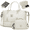 White, variant on Travel Bag with Shoes Compartment, 40L Weekender Overnight Duffel Bag with Toiletry Bag and Shoes Bag, Gym Bag for Women with Wet Pocket, Personal Carry on Bag for Women, Travel, Gym, Weekend, White