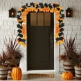 thumbnail image 2 of Fall Oak Leaves Garland Autumn Garland Decor, 5.7ft Artificial Oak Leaves Garland for Thanksgiving Home Wedding Fireplace Party, 2pcs, 2 of 6