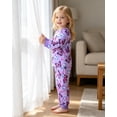 thumbnail image 4 of Aideaone Kids Pajamas Set Long Sleeve Sleepwear for Boys and Girls Ages 2 8 Years Cute Printed Top and Pants, 4 of 7