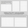 thumbnail image 3 of Kozyard Metal Privacy Screen 74" H x 47.2" W Decorative Outdoor Divider with Stand Panels Freestanding Screen Set for Deck Patio Balcony Garden Outdoor&Indoor (White/Chevron), 3 of 7