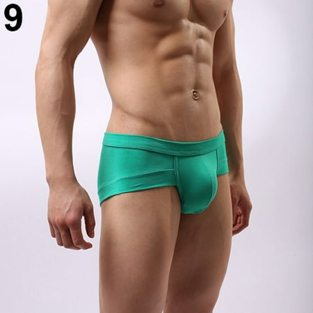 

HEVIRGO Men Sexy Breathable Underwear Briefs Boxer Bulge Pouch Shorts Trunks Underpants