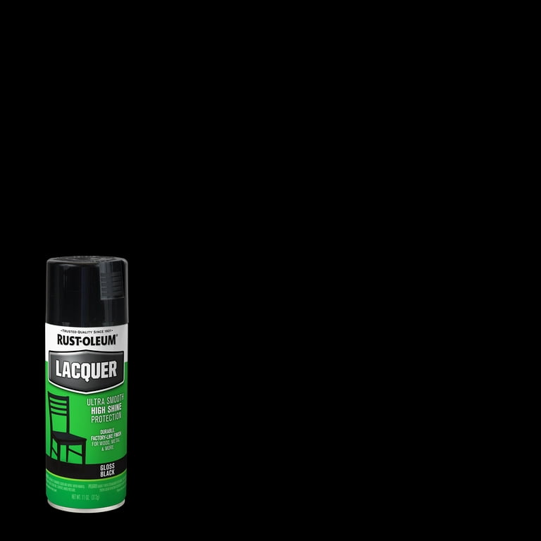 Rust-Oleum Specialty 11 oz. Gloss Black Lacquer Spray (6-pack)