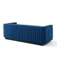 thumbnail image 5 of Modway Conjure Channel Tufted Velvet Sofa in Navy, 5 of 9