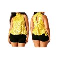 thumbnail image 2 of LMLYSoH Women Tank Tops Plus Size Halter Neck Sleeveless Sequin Decor Summer Glitter Vest, 2 of 8