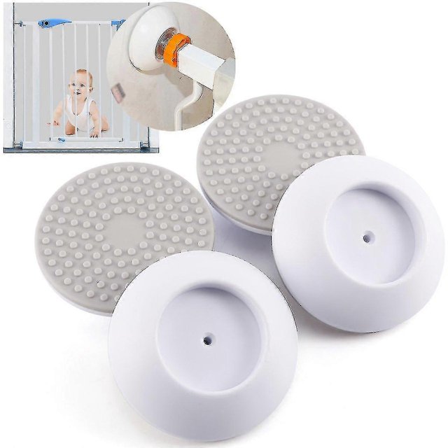 Security Protection Pads For Stair Gate Door Gate And Stairs Grille Clamp Feet