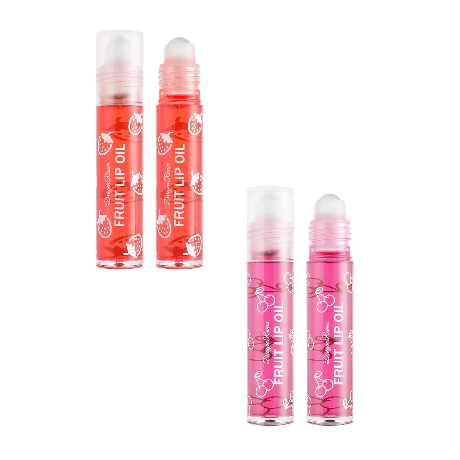 Lip Oil Moisturizing Nourishing Lip Balm Liquid Hydrating Roller Ball