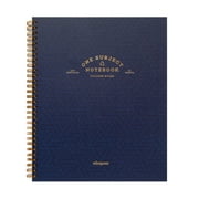 Mintgreen 1-Subject Notebook, 80 Sheets, College Ruled, Recycled Paper, 8.5" x 10.5", Navy
