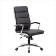 thumbnail image 1 of Pemberly Row Fauteuil de Direction Moderne Rembourré, Fini Noir, 1 of 6