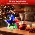 thumbnail image 7 of Christmas Star Tree Topper, Double Sided Tunnel Mirror Surface, 12 Lighting Modes, Built-in 6 Projected Patterns, Multi-color Light, 7 of 7