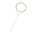thumbnail image 1 of Colr de Chapado en Oro / Pta de Moda Colgante para Mujeres Y Niñas con Colgante de Estrels Dorado Hugo Collar multicapa, 1 of 10