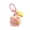 Yellow flower, variant on 3D Pink Pig Keychain Pendant Cute Cartoon Resin Charm Key Rings Personalized Hangings Keychain for Girls and Students