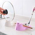 thumbnail image 3 of Aqestyerly Pink Multifunctional Kitchen Rack - Pot Lid Organizer,Spatula Storage Rack,Plastic Anti-Slip Kitchen Storage Solution for Utensils, 3 of 3