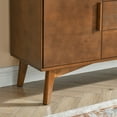 thumbnail image 3 of Cterwk 47" Sideboard Buffet Cabinet with Shelves and 3 Drawers, 2 Doors Storage Cabinet for Kitchen, Dining Room, Living Room, Brown, 3 of 10