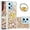 Colorful Gold, variant on Glitter Clear Sparkly Bling Case for Xiaomi Redmi Note 12 4G, Flowing Liquid Quicksand Cover with Diamond Ring Holder Case for Xiaomi Redmi Note 12 4G Silver
