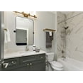 thumbnail image 2 of MOON MIRROR 22"x30" Pivot Mirror for Bathroom, Modern Black Rectangle Wall Mirror, Premium Pine Wood Frame Titling Mirrors Hangs Vertical, 2 of 6